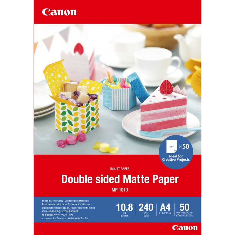 Canon Double-sided Matte Paper MP-101D - Matt - 275 Mikron - A4 (210 x 297 mm)